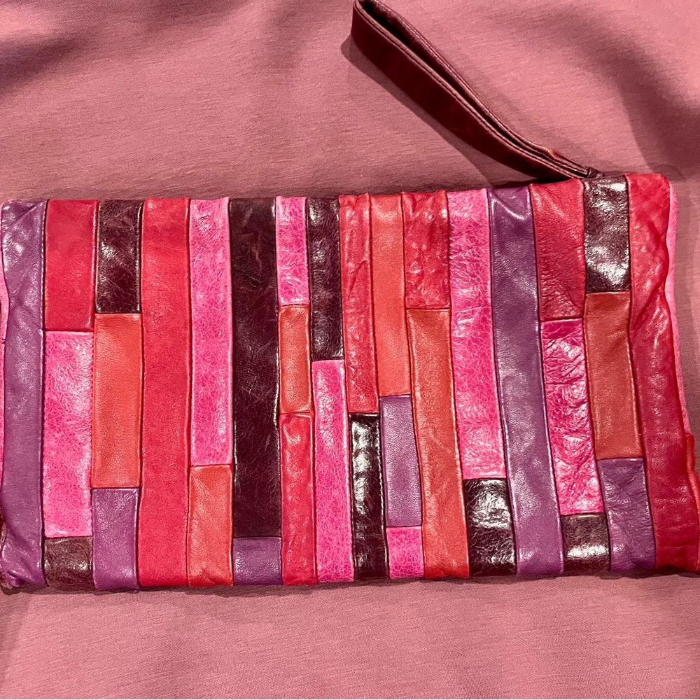 Miu Miu Colorblock Leather Wristlet Clutch - Picture 3 of 12